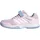 Velcro Hallenschuh Kinder clear pink rosa/pink