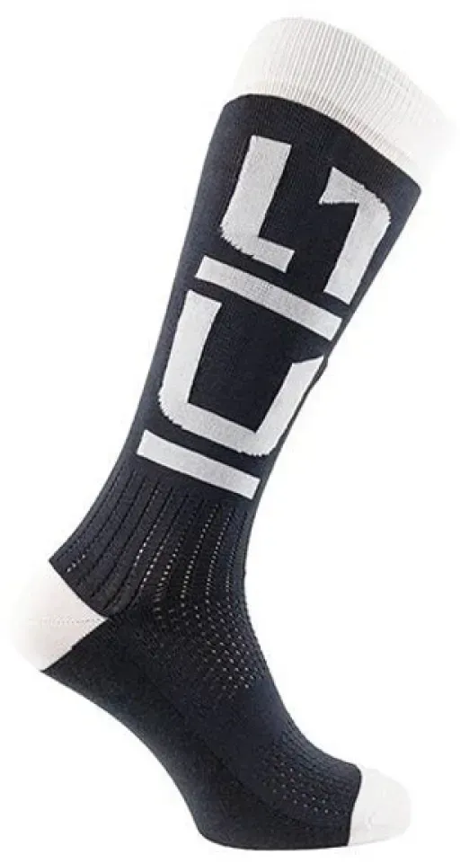 Sidi Off Sprint Lange Socken - Black / White - EU 43-47