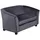 VCM Couch Textil 2-Sitzer Grau