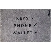 Mad About Mats Brick 50 x 75 cm Grau