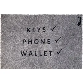 Mad About Mats Brick 50 x 75 cm Grau