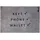 Mad About Mats Brick 50 x 75 cm Grau