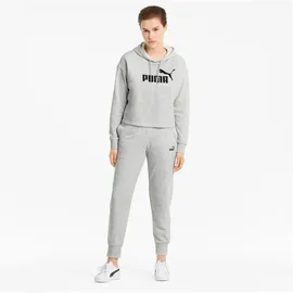 Puma ESS TR CL Damen light gray heather M