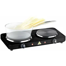 Rosenstein & Söhne Doppel-Kochplatte Ø 15,5/18,5 cm, 2.500 Watt