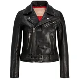 JACK & JONES Lederjacke in Black - XS
