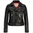 JACK & JONES Lederjacke in Black - XS