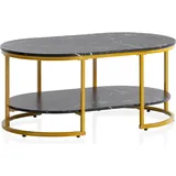 Wohnling WL6.896 Schwarz Marmor 100 x 60 x 45 cm