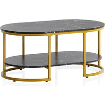 Wohnling WL6.896 Schwarz Marmor 100 x 60 x 45 cm