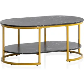 Wohnling WL6.896 Schwarz Marmor 100 x 60 x 45 cm