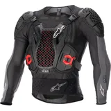 Alpinestars Bionic Plus V2 Protektorenjacke Level-2 - Schwarz/Dunkelgrau/Rot / XXL