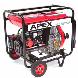 Apex Digital E-Start Diesel Stromerzeuger Generator 5500 400V Notstromaggregat 06281