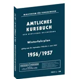 Verlag Rockstuhl Kursbuch der Deutschen Reichsbahn - Winterfahrplan 1956/1957