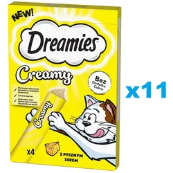 DREAMIES Creamy: Zusatzfutter mit Käse 44x10 g