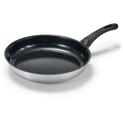 Tchibo - Profi-Edelstahl-Pfanne mit hochwertiger Keramikbeschichtung - silber