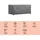 winza outdoor covers Tisch-Schutzhülle 185 x 105 x 75 cm Grau