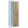 VCM Vitrine Usilo 60 x 35 x 159 cm Mehrfarbig
