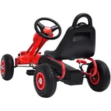 vidaXL Pedal Go-Kart rot (NA)