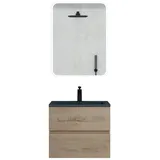 Mai & Mai Badmöbel-Set Waschtisch mit Unterschrank Waschbeckenunterschrank Aqualis 60 cm x 50 cm x 48 cm