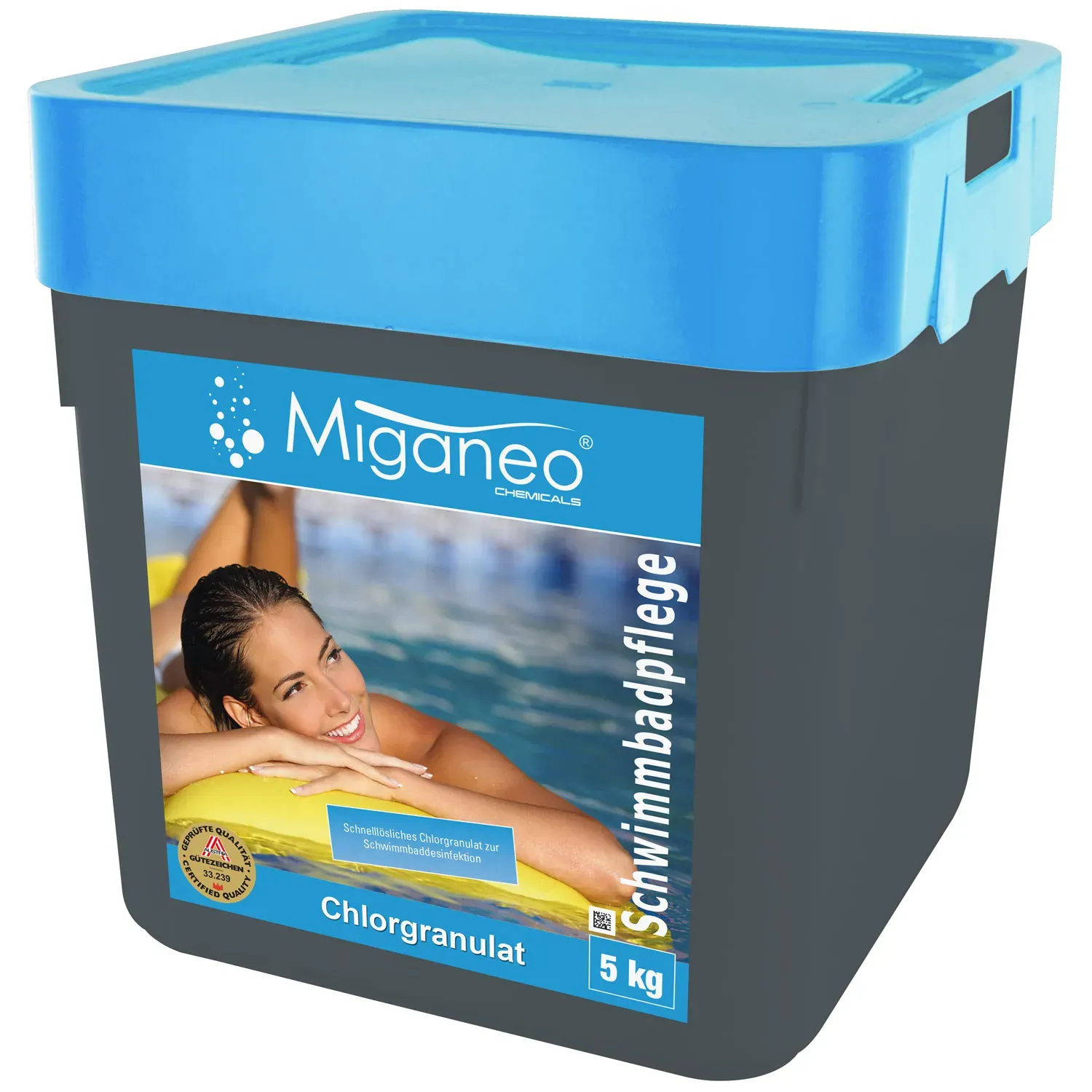 Miganeo® Chlorgranulat, 5 kg für Pool, pH-neutral