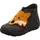 superfit Jungen - Schuhe HAPPY Slipper, Modern, GRAU/ORANGE 4700, 23