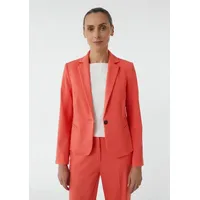 Comma, comma Antaillierter Blazer mit Reverskragen Koralle, 40