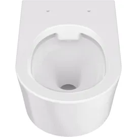 Lenz Melva Wand-WC mit WC-Sitz Weiß spülrandlos