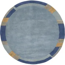 LUXOR LIVING Manali Nepalteppich Ø 150 cm Blau