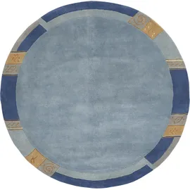 LUXOR LIVING Manali Nepalteppich Ø 150 cm Blau