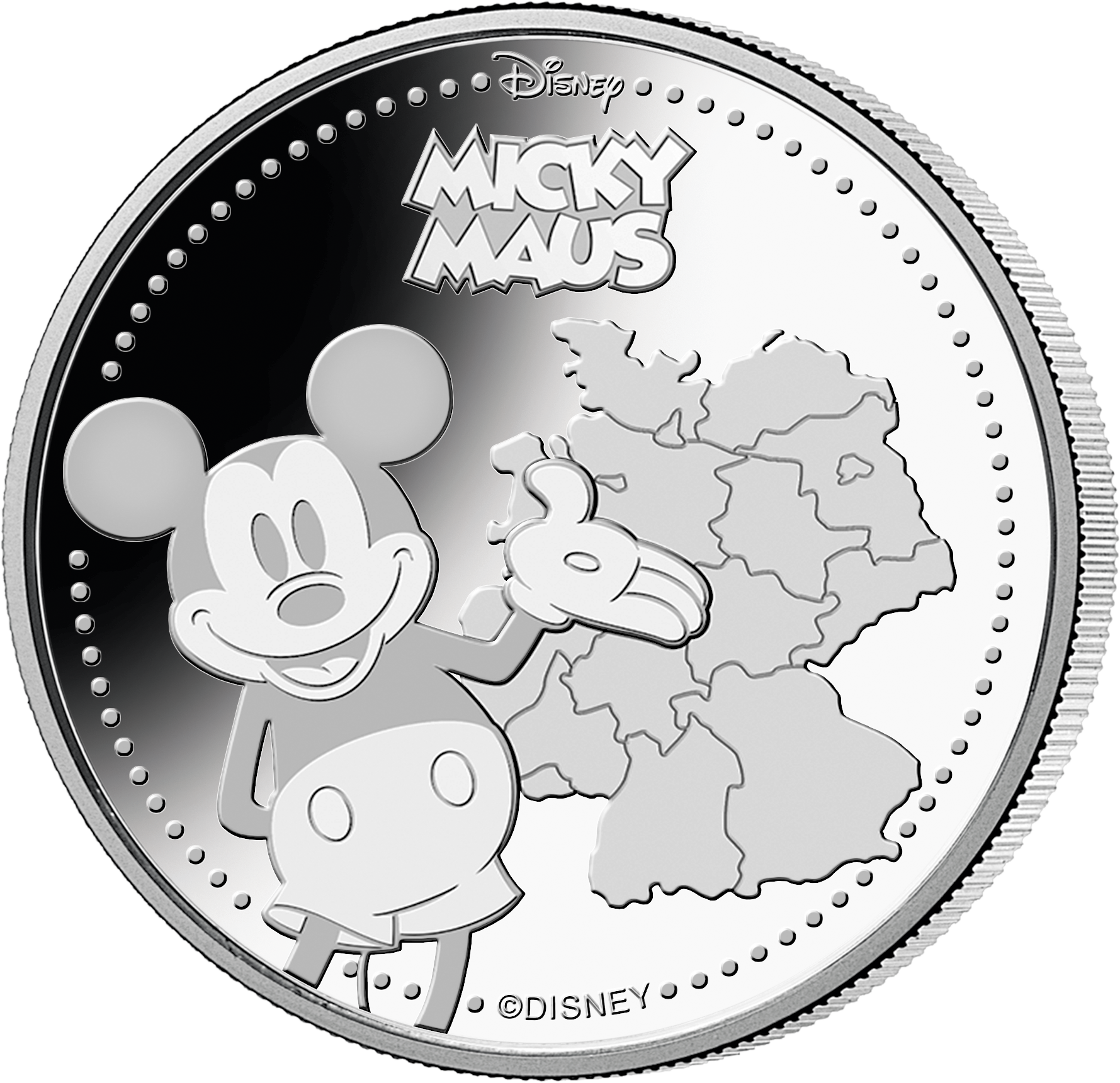 Sonder-Gedenkprägung "Micky Maus in Deutschland"