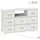 Homcom Schubladenkommode 30 x 76 x 110 cm Cremeweiß