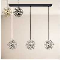 s.luce Atom 3-flg. 160 cm rund Chrom schwarz