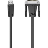 Hama HDMI / DVI Adapterkabel HDMI-A Stecker, DVI-D 18+1pol. Stecker 1.50m Schwarz 00205018 HDMI-Kabe
