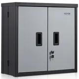 VEVOR Werkstattschrank 660 x 305 x 660 mm Hängeschrank 108,8 kg Gesamtladekapazität Werkzeugschrank kaltgewalzte SPCC-Stahlkonstruktion Metallschrank Wandmontage inkl. 4 magnetischen Saugtüren
