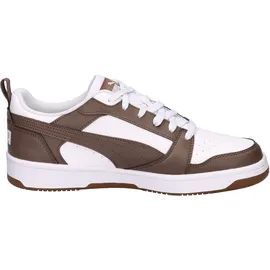 Puma Rebound V6 Low Puma White/Flat Bronze/Gum 45