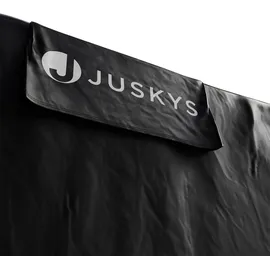 Juskys Gartenmöbel Abdeckung 250 x 300 x 100 cm Schwarz