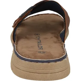 Tom Tailor Flacher Slipper Herren Cognac 41