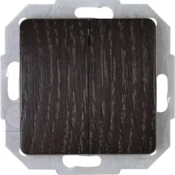 Kopp 618537082 MILANO - Serienschalter, Farbe: wenge