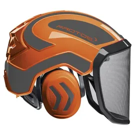 Protos sicherheitshelm integral forest F39, orange/grau