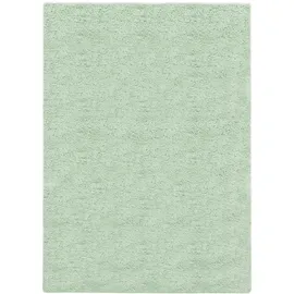 OTTO home Teppich OTTO HOME "Desner, Hochflor Teppiche" Gr. 6, grün, B:200cm H:35mm L:300cm, Kunstfaser, Teppiche, Teppich, Mikrofaser, weich, flauschig, Wohnzimmer, Schlafzimmer, Kinderzimmer