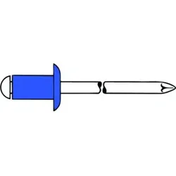 Gesipa Mini-Pack Flachrundkopf Stahl 4x10mm