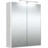 welltime Badezimmerspiegelschrank »Joy«, Breite 78 cm, mit 2 Türen, mit LED, IP 44, weiß