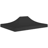 vidaXL Partyzelt-Dach 4,5x3 m Schwarz 270 g/m2