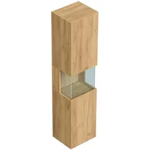 Posseik Limes 150 cm Hochschrank 35,0 x 30,0 x 150,0 cm Eiche Gold Holz