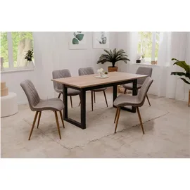 Finori Denver 160-200 x 75 x 90 cm anthrazit