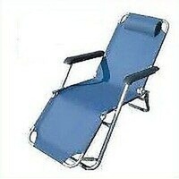 Stuhl Liegestuhl Blau Relaxsessel wiederverschließbar mit Schwimmflügeln...