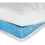 AM Qualitätsmatratzen Premium Gelschaum-Topper 200 x 200 cm