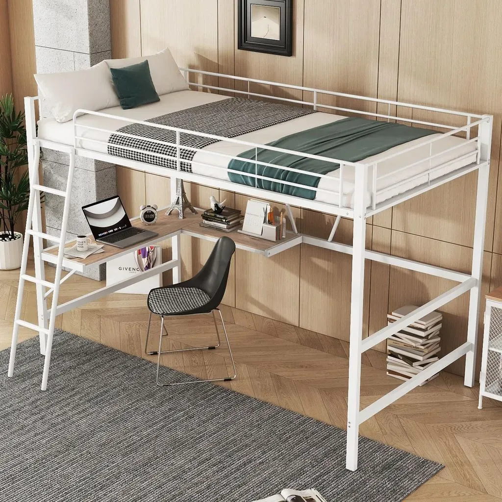 hochbett mit schreibtisch