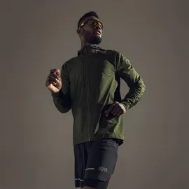 Gore Wear GORE Concurve Gore-Tex Herren Regenjacke, grün L