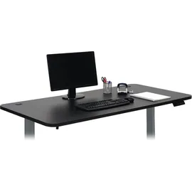 Mendler Schreibtischplatte HWC-D40 160x80cm Schwarz