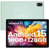 DOOGEE U10 2025 Neueste Android 15 Tablet 10 Zoll, 16GB RAM+128GB ROM (2TB TF) Kinder Tablets PC 5060mAh Gaming Tablet Android, Widevine L1/ 8MP+5MP Dual Kamera/WiFi 6/ Type C/ 3.5mm Kopfhörerbuchse